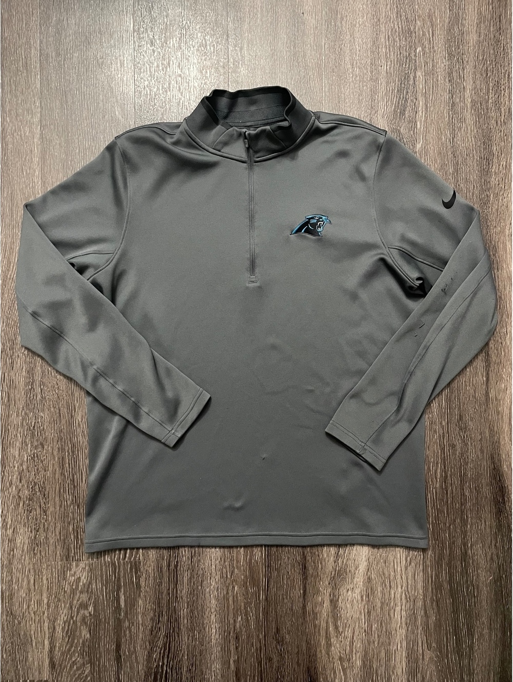 Nike Carolina Panthers Golf Quarter Zip Pullover